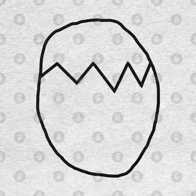 Minimal Easter Egg by ellenhenryart